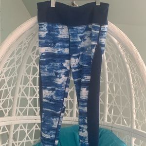 Youth girls XL (14-16) Zella blue leggings